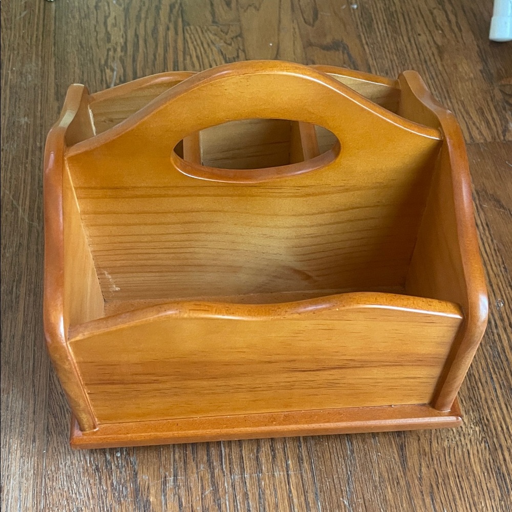 New in box Wood spinning organizer - Picture 2 of 5